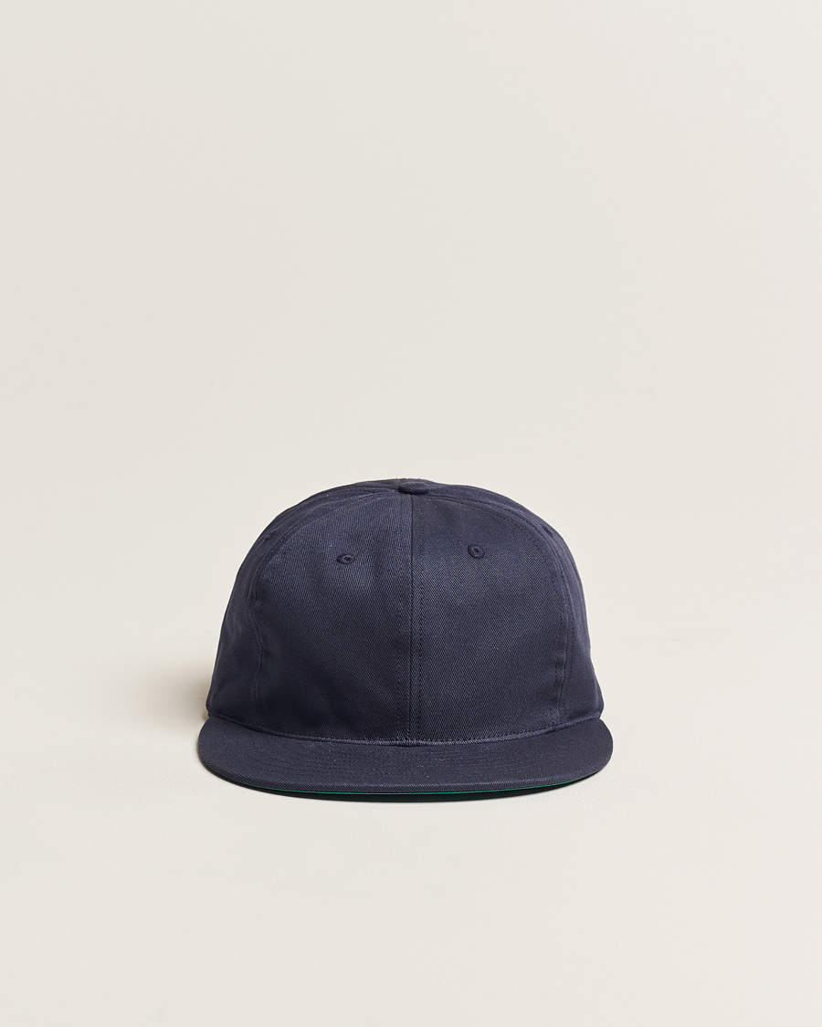 Herre | Ebbets Field Flannels Made in USA Unlettered Cotton Cap Navy | Ebbets Field Flannels | Made in USA Unlettered Cotton Cap Navy