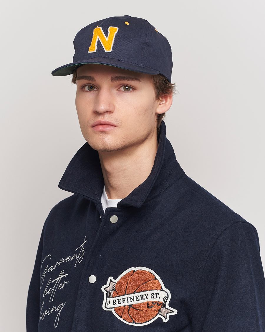 Herre | Ebbets Field Flannels Made in USA Great Lakes Naval Station Vintage Cap Navy | Ebbets Field Flannels | Made in USA Great Lakes Naval Station Vintage Cap Navy