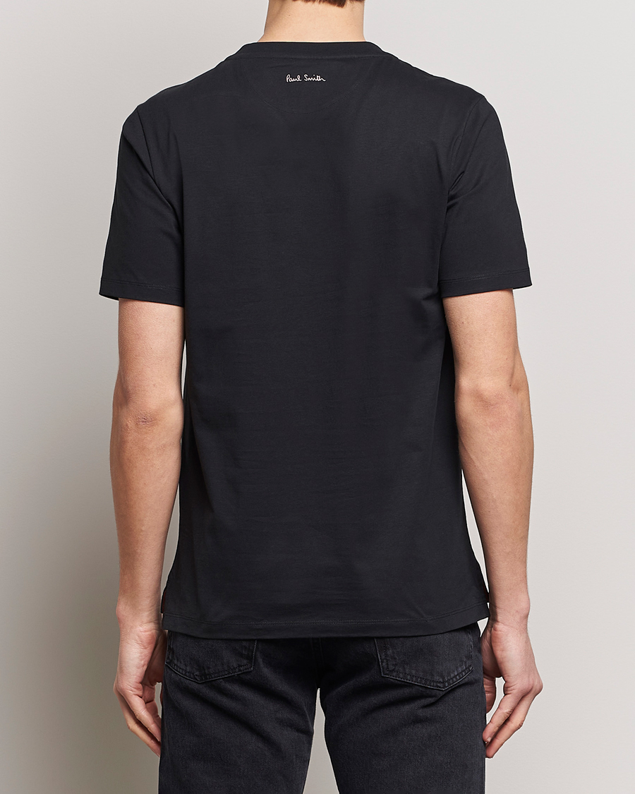 Herre | T-Shirts | Paul Smith | Organic Cotton Logo Crew Neck T-Shirt Black