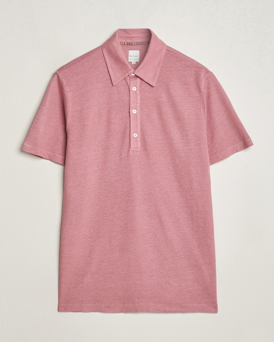 Herre | Pikéer | Paul Smith | Linen Polo Pink