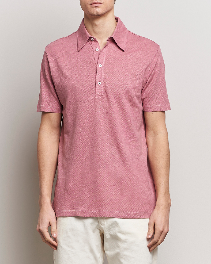 Herre |  | Paul Smith | Linen Polo Pink