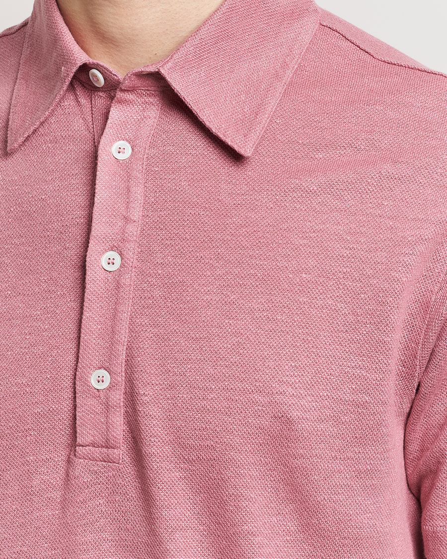 Herre | Pikéer | Paul Smith | Linen Polo Pink