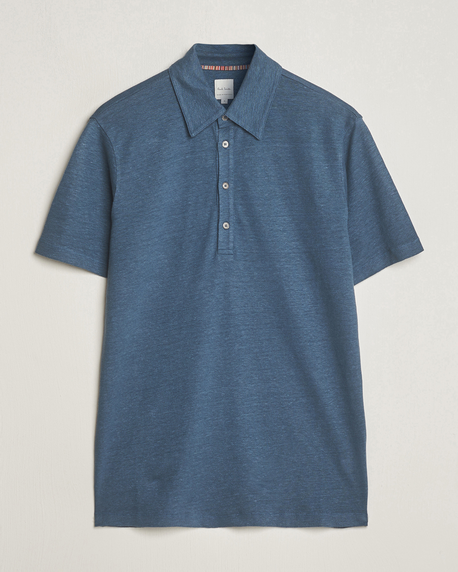 Herre | Pikéer | Paul Smith | Linen Polo Blue