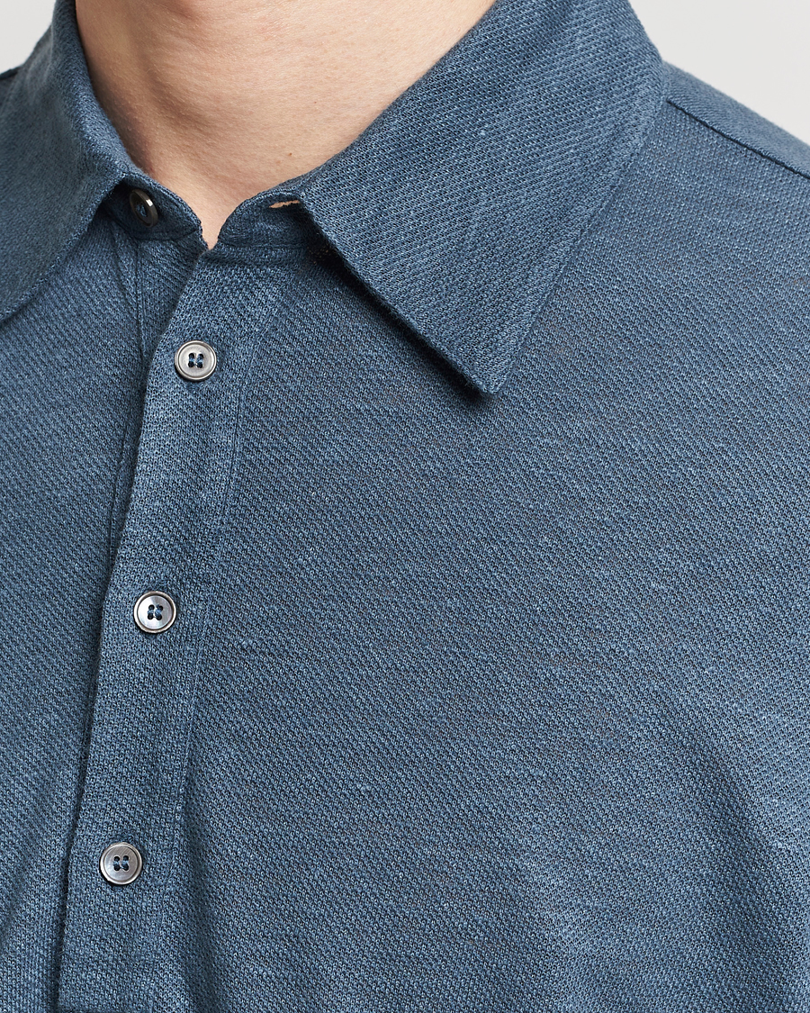 Herre | Pikéer | Paul Smith | Linen Polo Blue