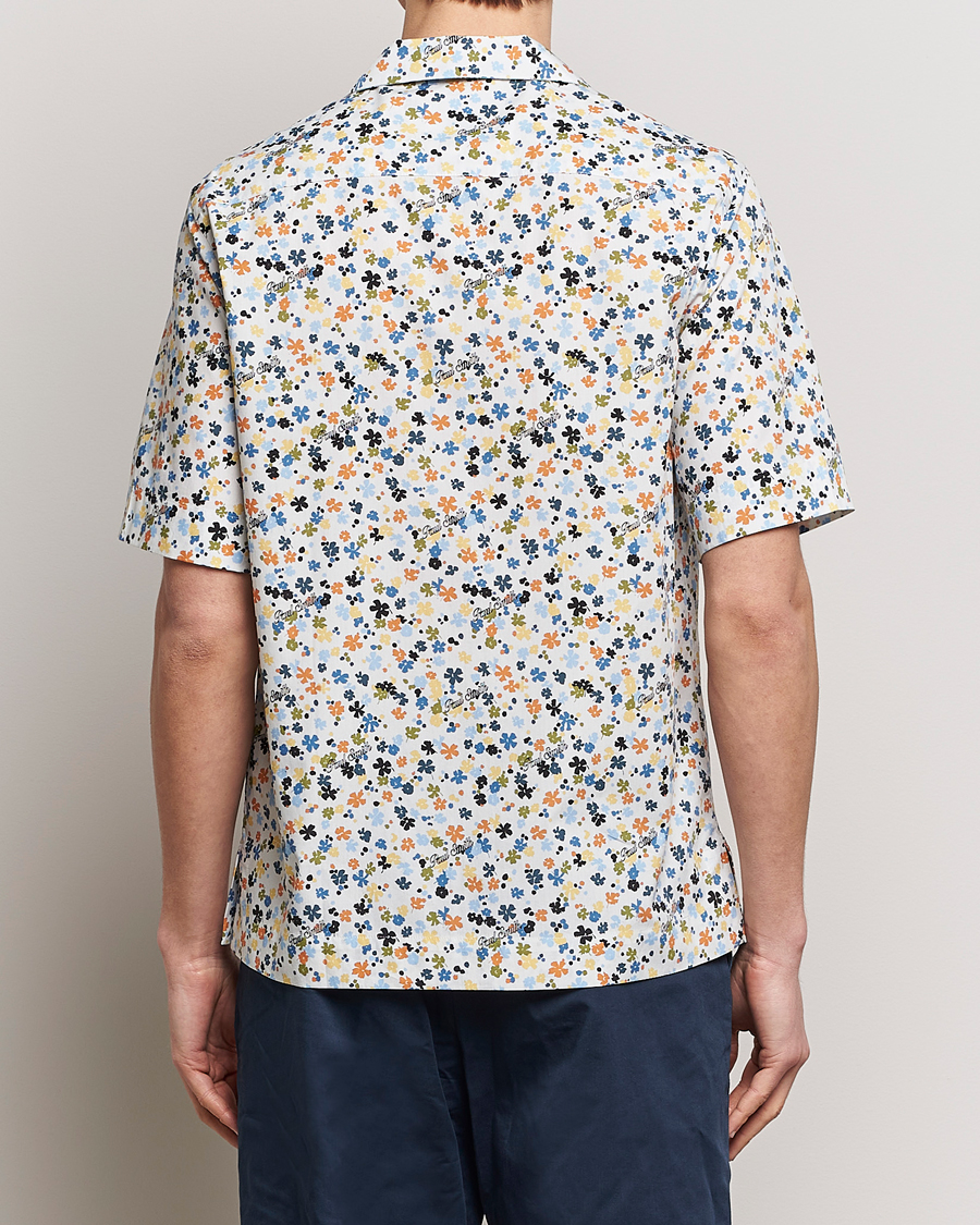 Herre | Skjorter | Paul Smith | Printed Flower Resort Short Sleeve Shirt White
