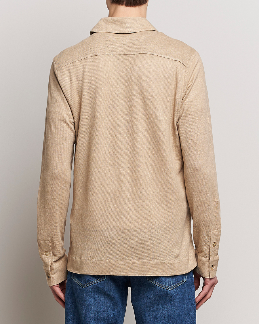 Herre | Skjorter | Paul Smith | Linen Jersey Shirt Beige