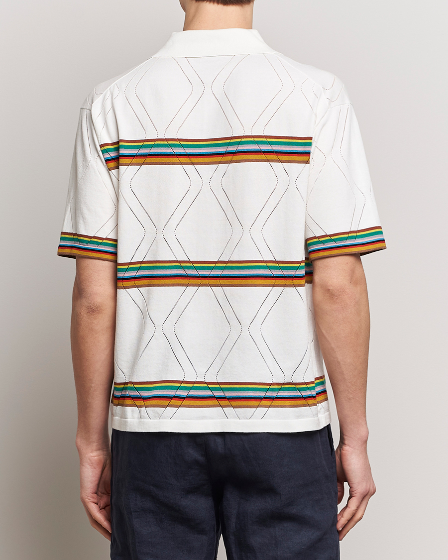Herre | Skjorter | Paul Smith | Cotton Knitted Short Sleeve Shirt White