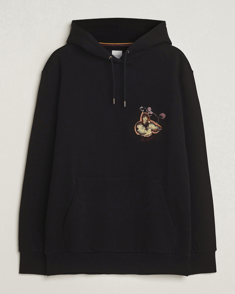 Herre | Gensere | Paul Smith | Printed Orchid Hoodie Black