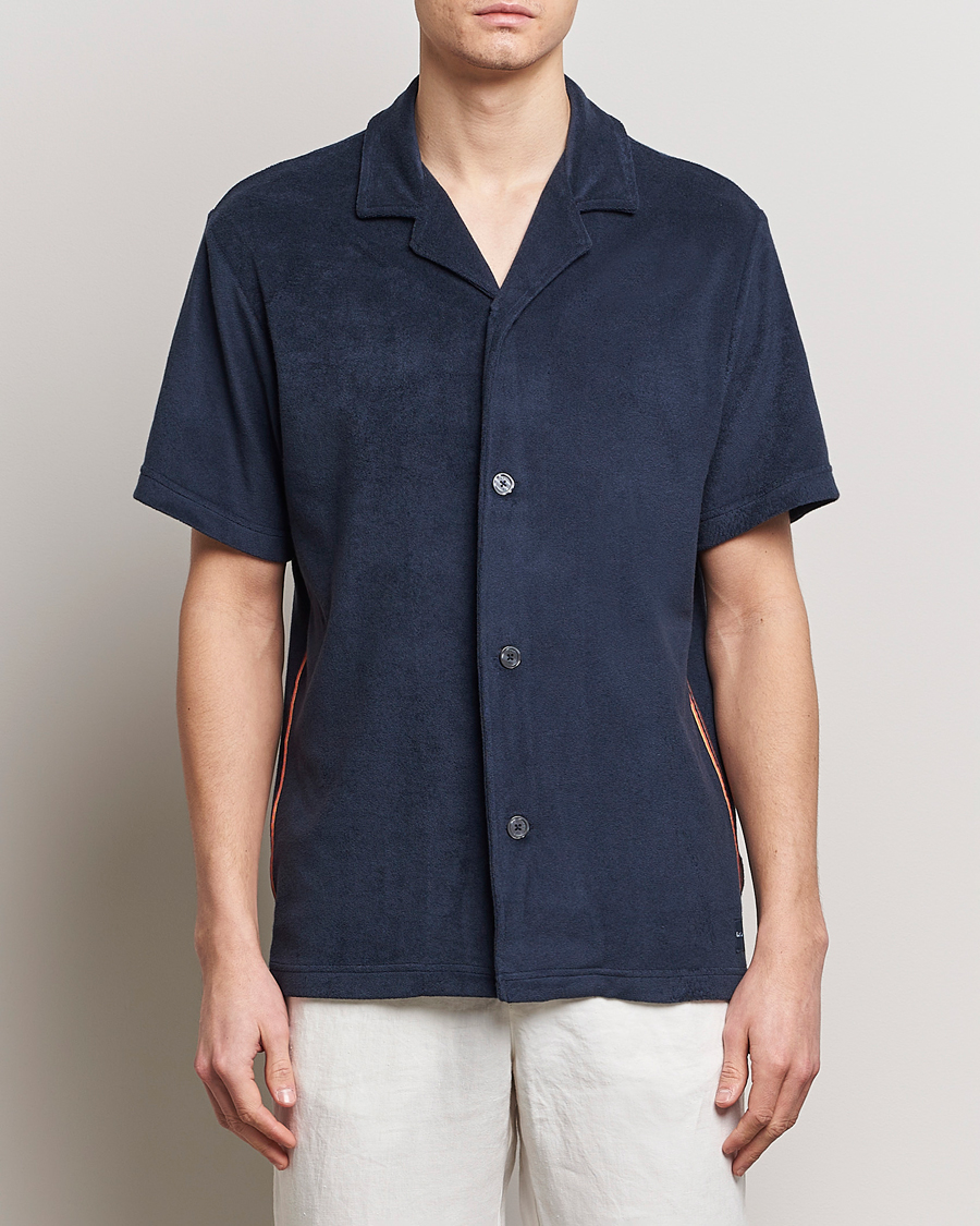 Herre | Kortermede skjorter | Paul Smith | Resort Terry Shirt Navy
