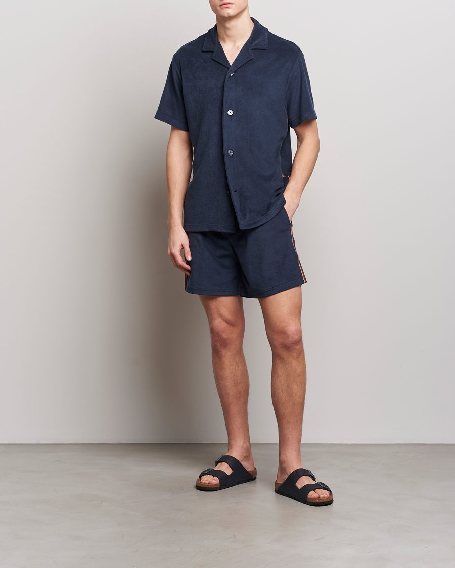 Herre | Shorts | Paul Smith | Stripe Towelling Shorts Navy