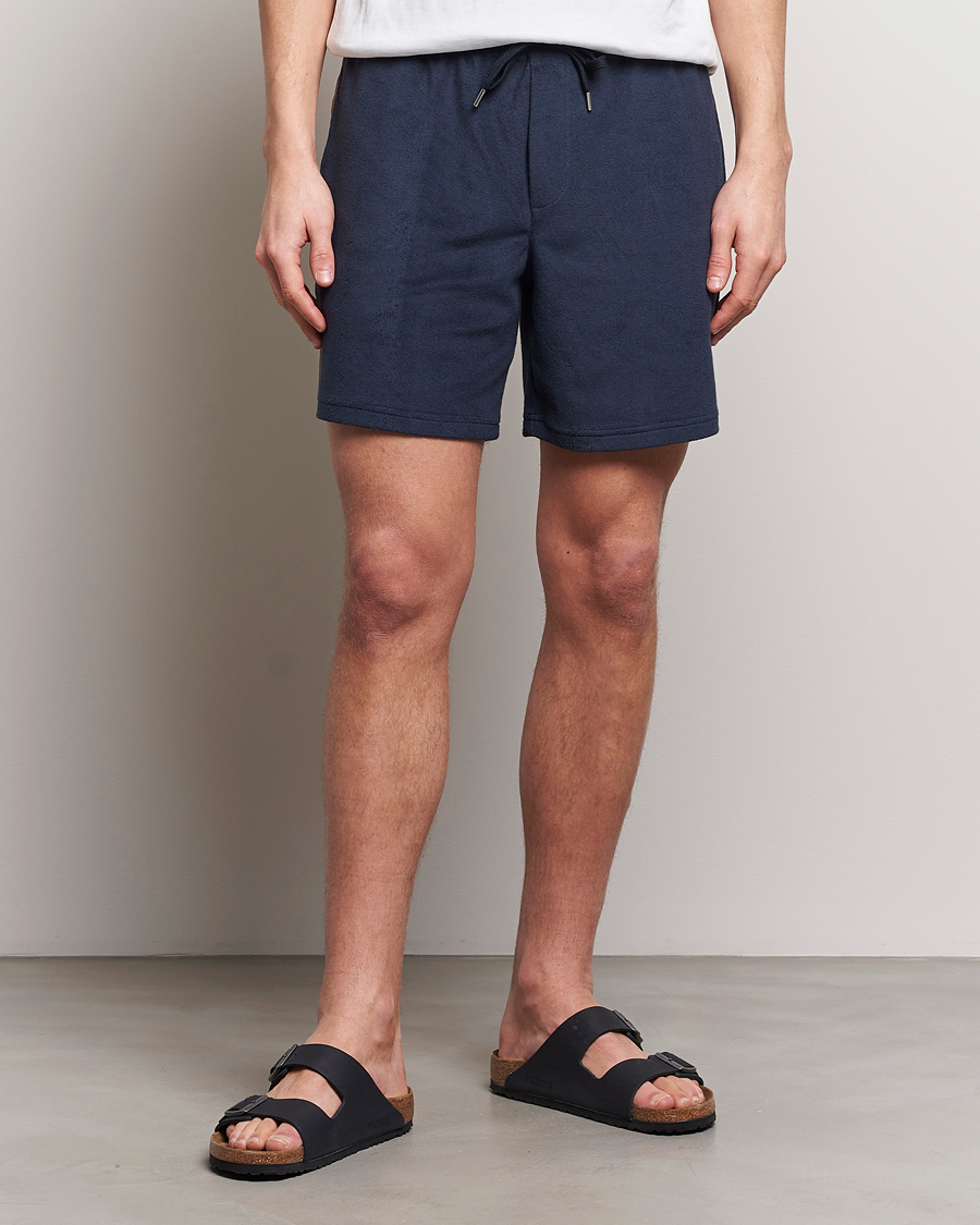 Herre | Joggebukseshorts | Paul Smith | Terry Shorts Navy