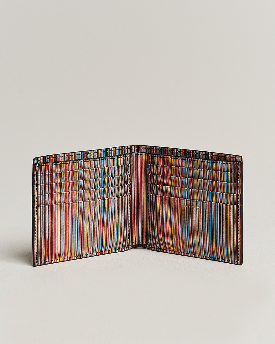Herre | Vanlige lommebøker | Paul Smith | Signature Stripe Wallet Black