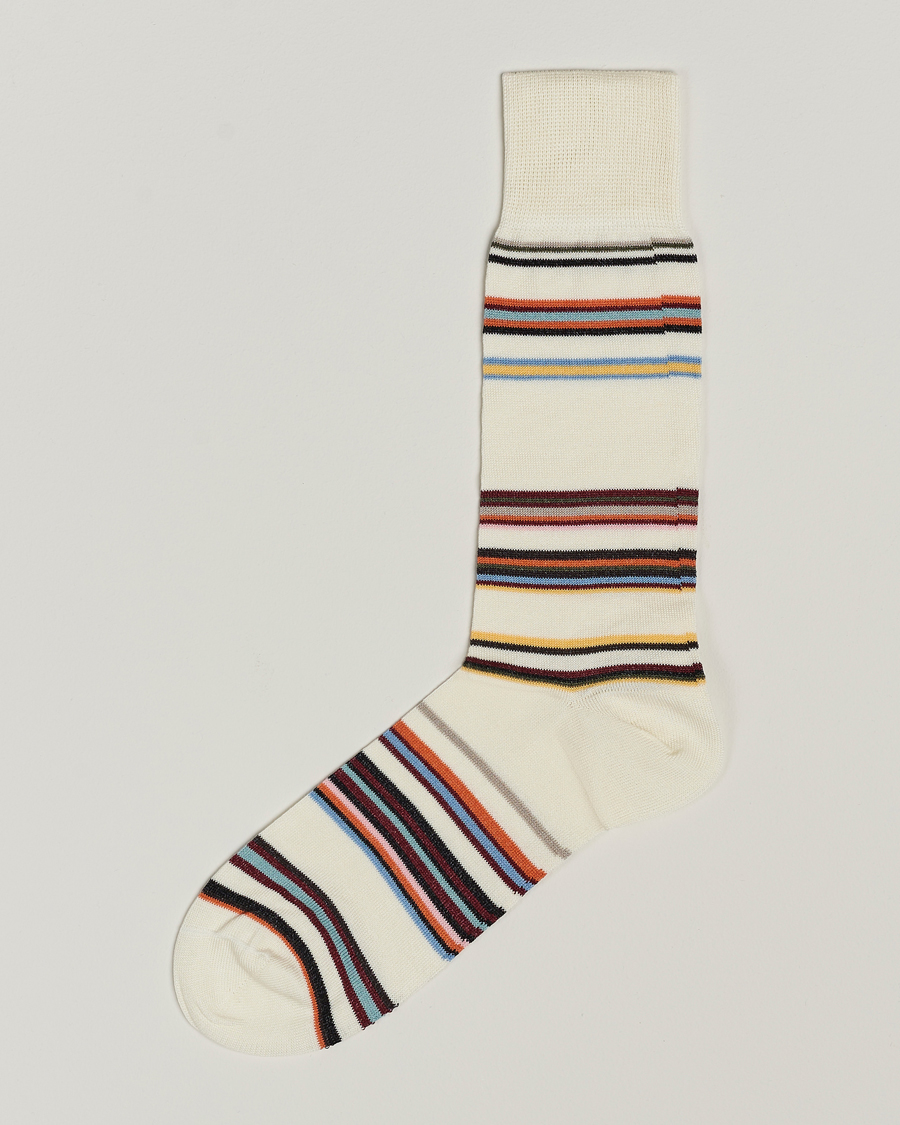 Herre | Undertøy | Paul Smith | Flavio Signature Stripe Socks White