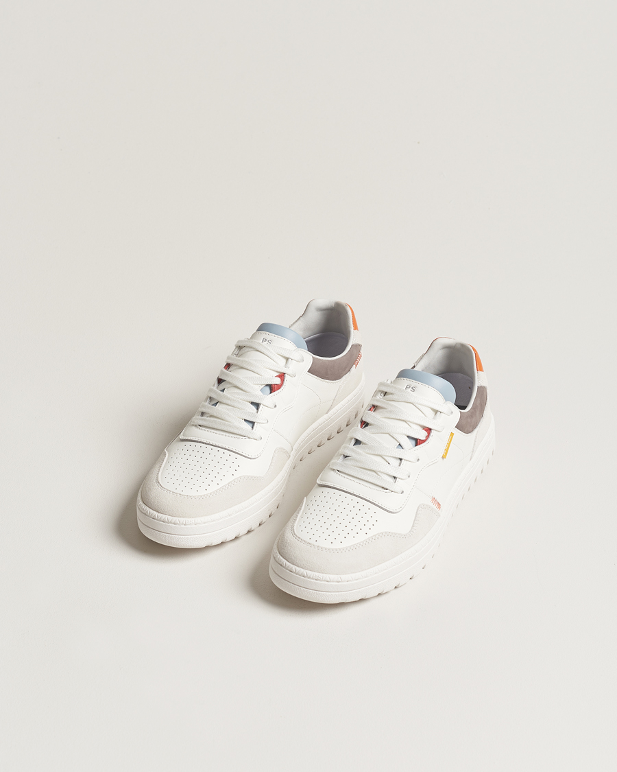 Herre | PS Paul Smith Ellis Leather/Suede Sneaker White | PS Paul Smith | Ellis Leather/Suede Sneaker White