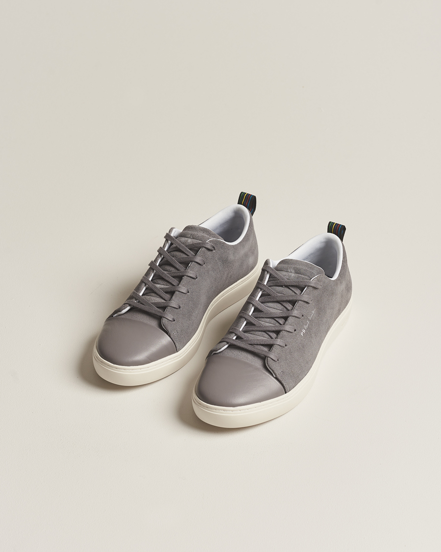 Herre |  | PS Paul Smith | Lee Cap Toe Suede Sneaker Grey