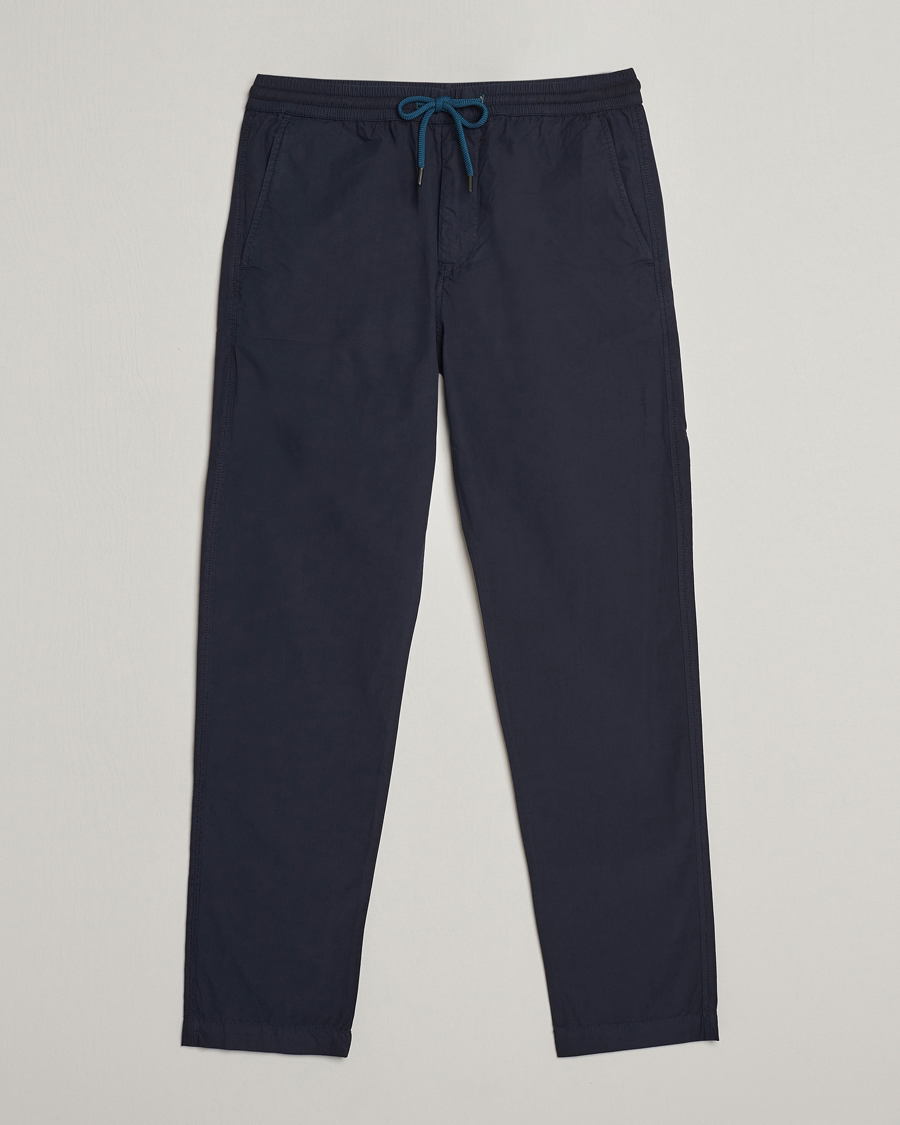Herre | Bukser | PS Paul Smith | Cotton Drawstring Trousers Navy