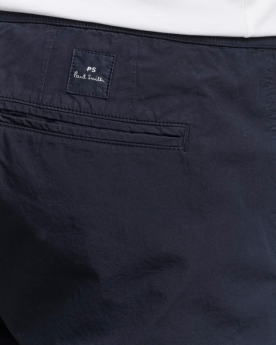 Herre | Bukser | PS Paul Smith | Cotton Drawstring Trousers Navy