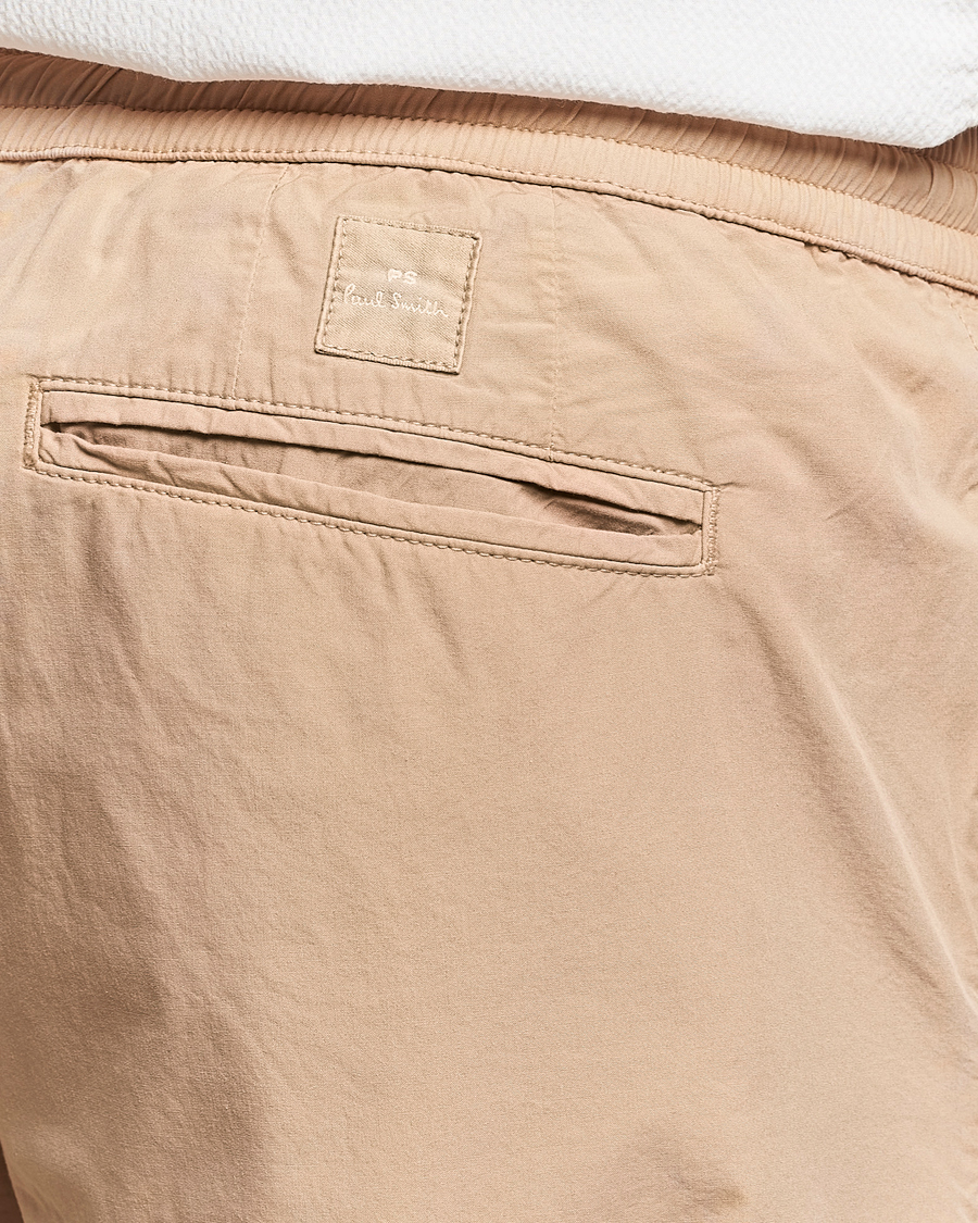 Herre | Bukser | PS Paul Smith | Cotton Drawstring Trousers Beige