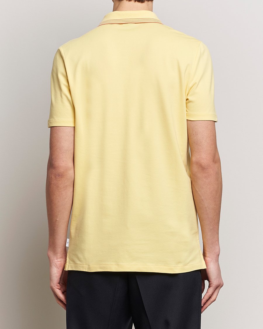 Herre | Pikéer | PS Paul Smith | Regular Fit Half Zip Polo Yellow
