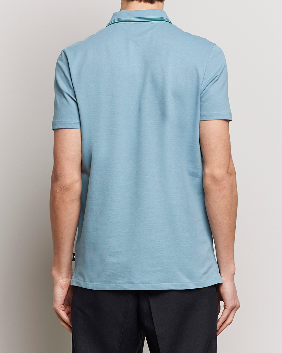 Herre | Pikéer | PS Paul Smith | Regular Fit Half Zip Polo Blue