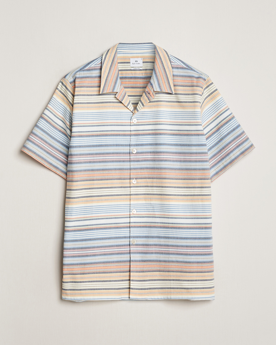 Herre | Skjorter | PS Paul Smith | Striped Resort Short Sleeve Shirt Multi