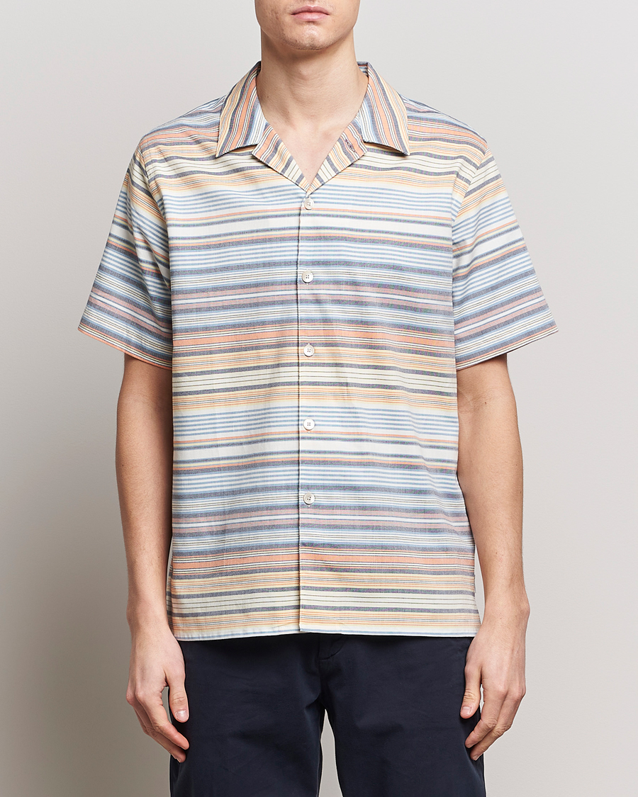 Herre | Kortermede skjorter | PS Paul Smith | Striped Resort Short Sleeve Shirt Multi 