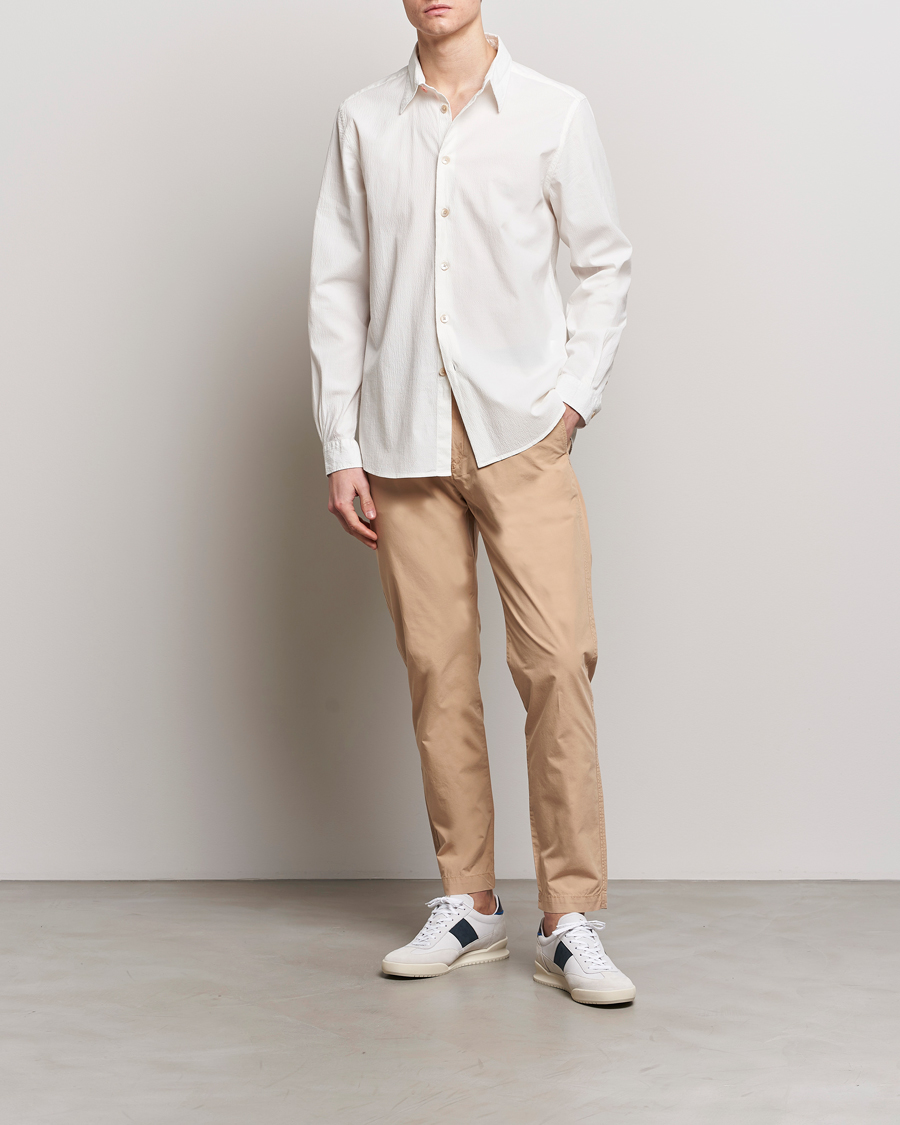 Herre | Skjorter | PS Paul Smith | Regular Fit Seersucker Shirt White
