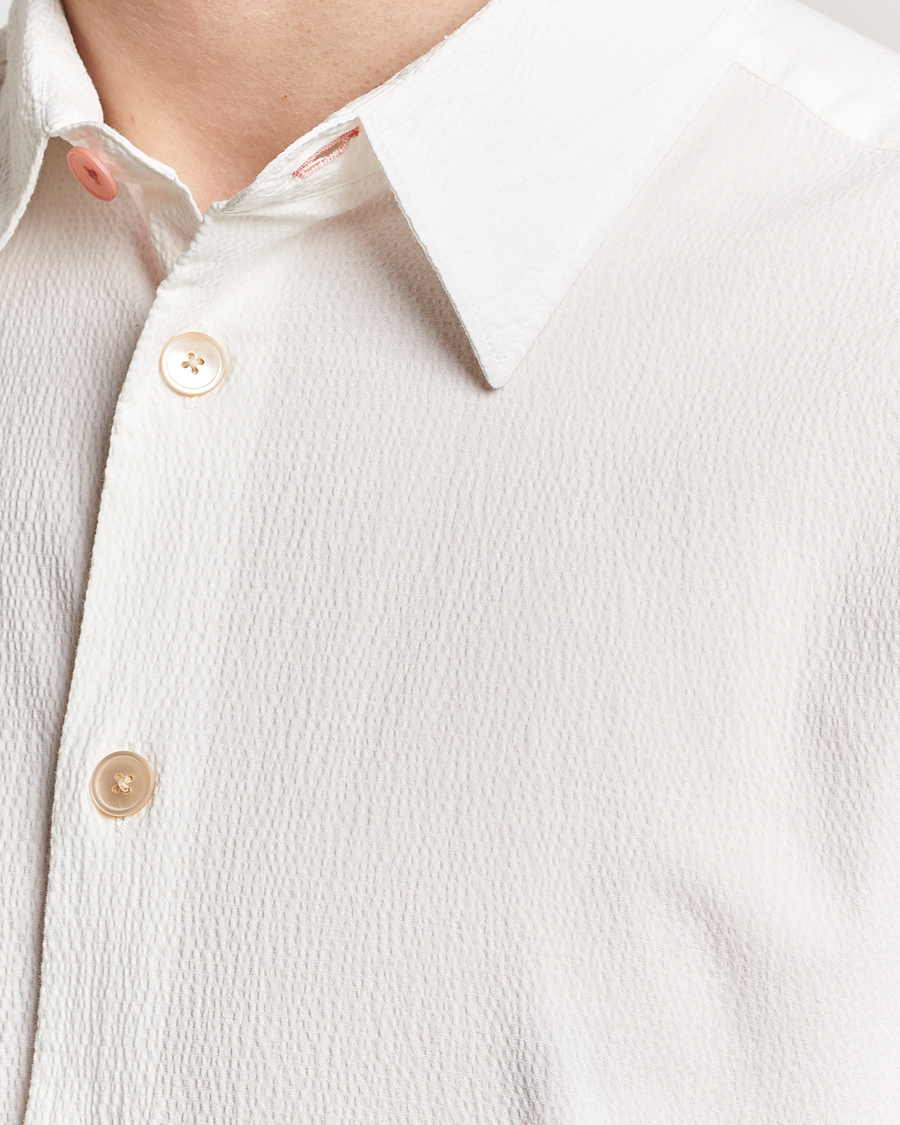 Herre | Skjorter | PS Paul Smith | Regular Fit Seersucker Shirt White