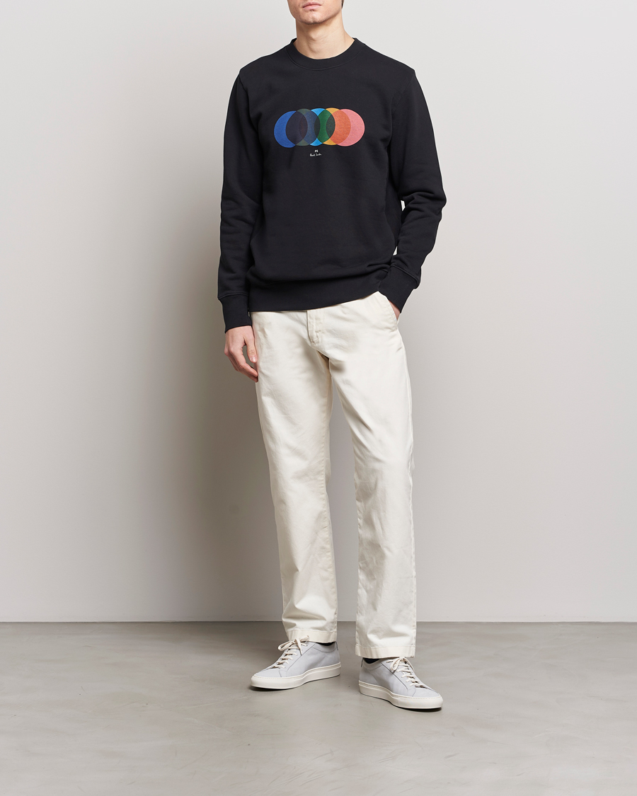 Herre | Gensere | PS Paul Smith | Circles Crew Neck Sweatshirt Black