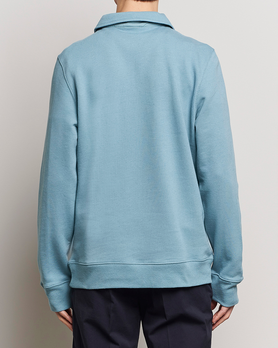 Herre | Gensere | PS Paul Smith | Cotton/Linen Zebra Half Zip Blue