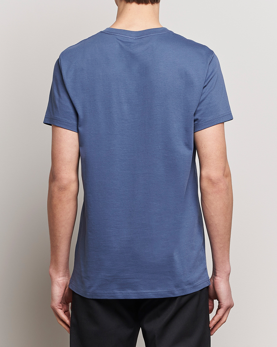 Herre | T-Shirts | Bread & Boxers | Crew Neck Regular T-Shirt Denim Blue