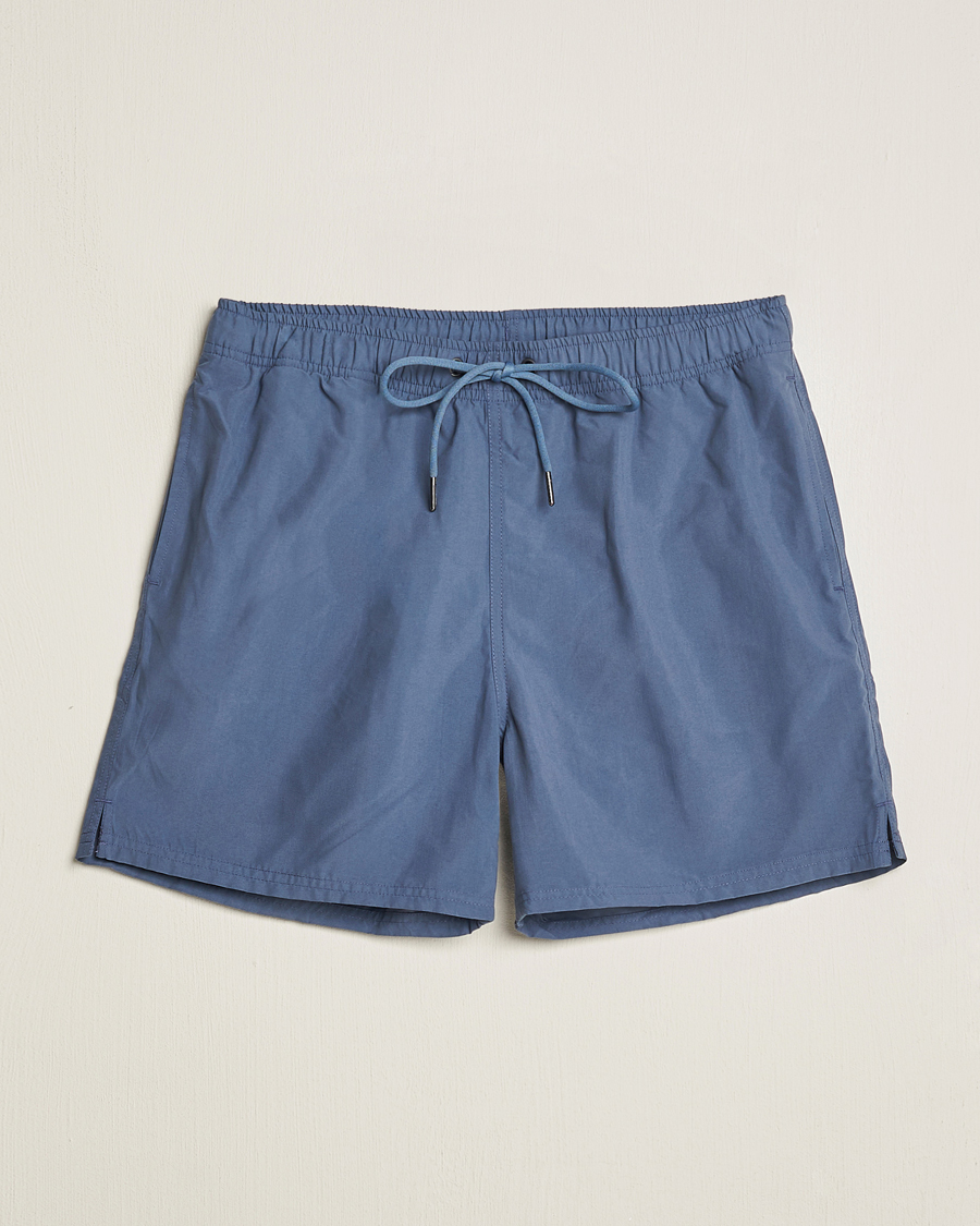 Herre | Badeshorts | Bread & Boxers | Swimshorts Denim Blue