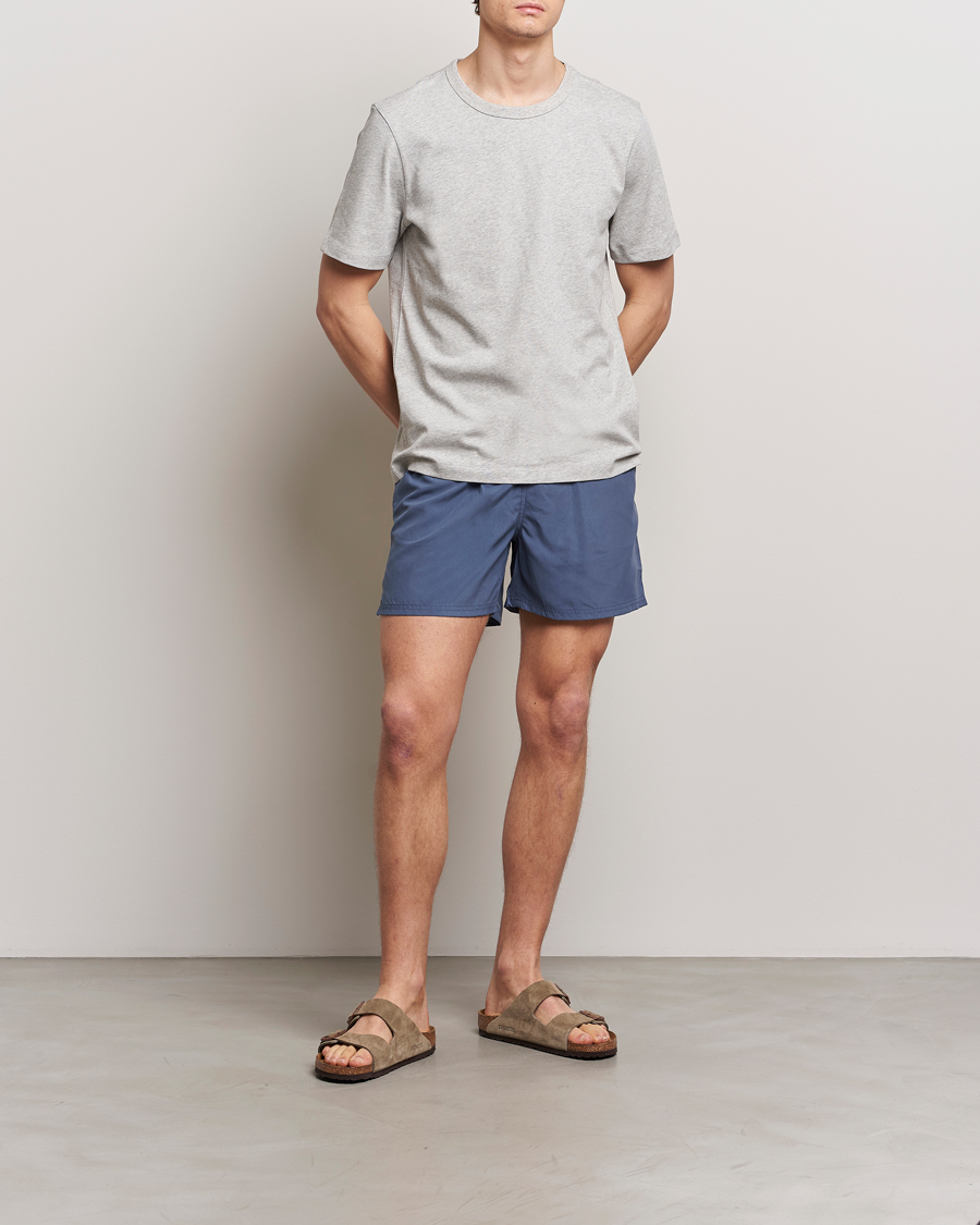Herre | Badeshorts | Bread & Boxers | Swimshorts Denim Blue