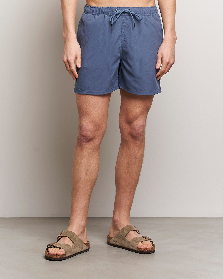 Herre | Badeshorts | Bread & Boxers | Swimshorts Denim Blue
