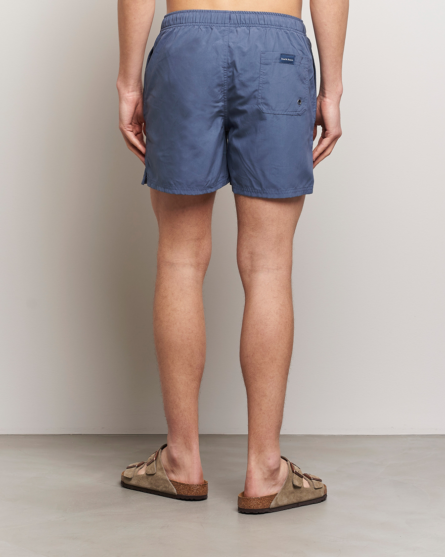 Herre | Badeshorts | Bread & Boxers | Swimshorts Denim Blue