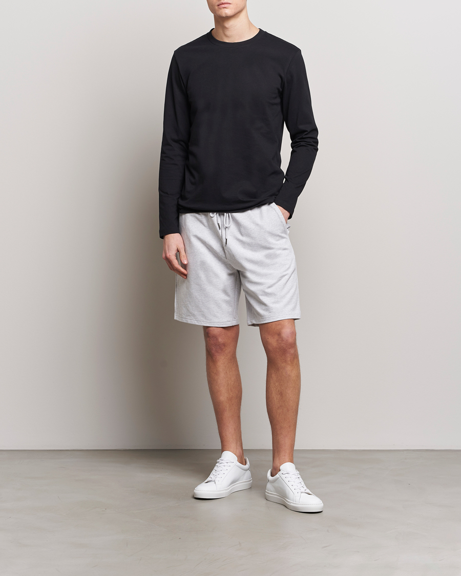 Herre | T-Shirts | Bread & Boxers | Long Sleeve T-Shirt Black