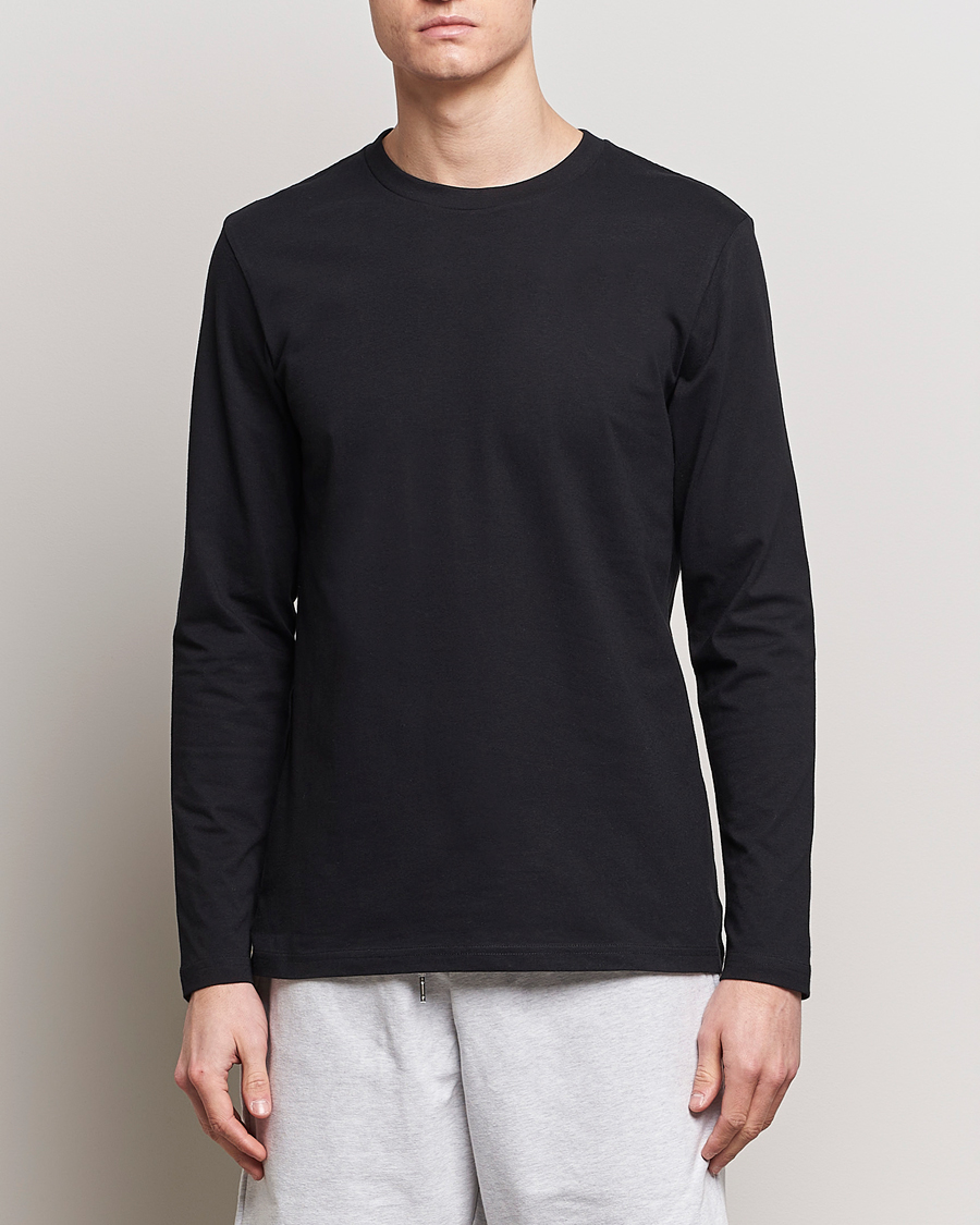 Herre | Svarte t-skjorter | Bread & Boxers | Long Sleeve T-Shirt Black