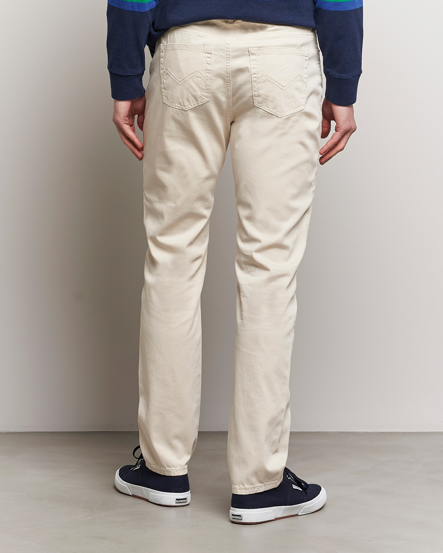 Herre | Bukser | Morris | James Structured 5-Pocket Trousers Off White