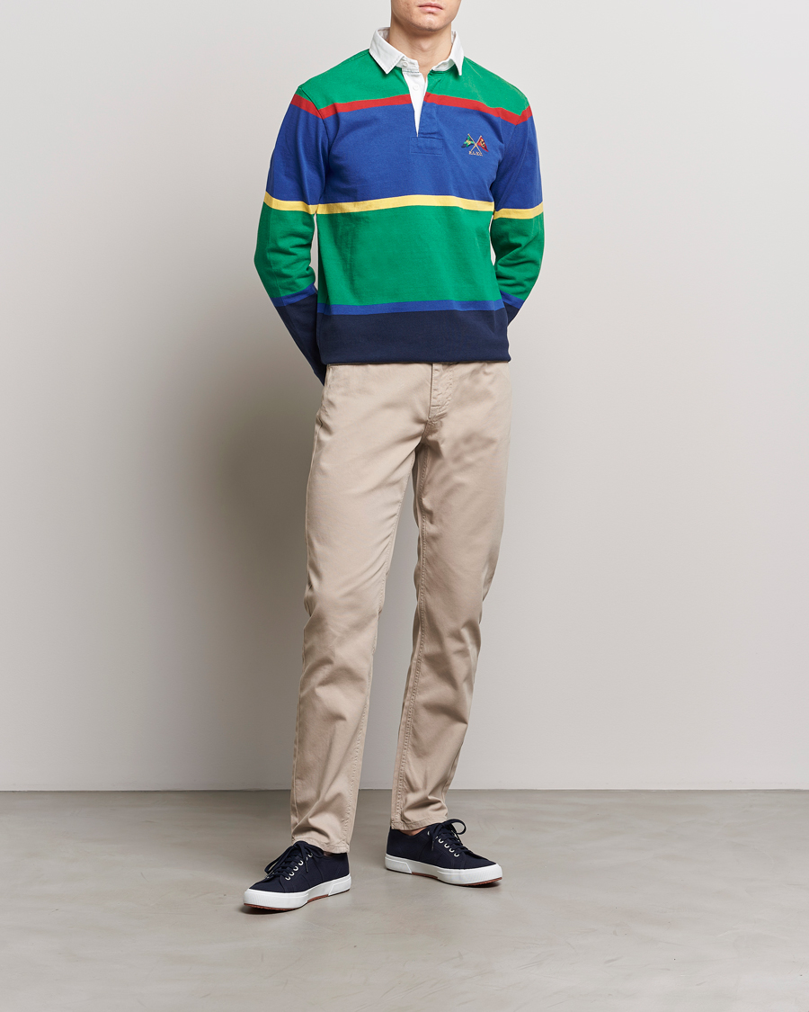 Herre | Bukser | Morris | James Structured 5-Pocket Trousers Khaki