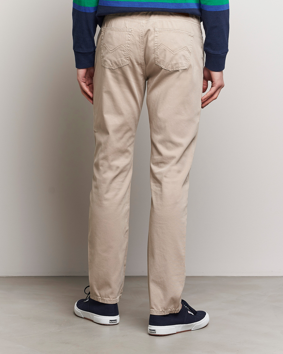 Herre | Bukser | Morris | James Structured 5-Pocket Trousers Khaki
