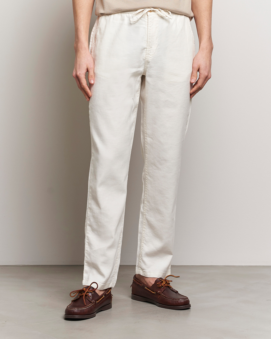 Herre |  | Morris | Fenix Linen Slacks Off White