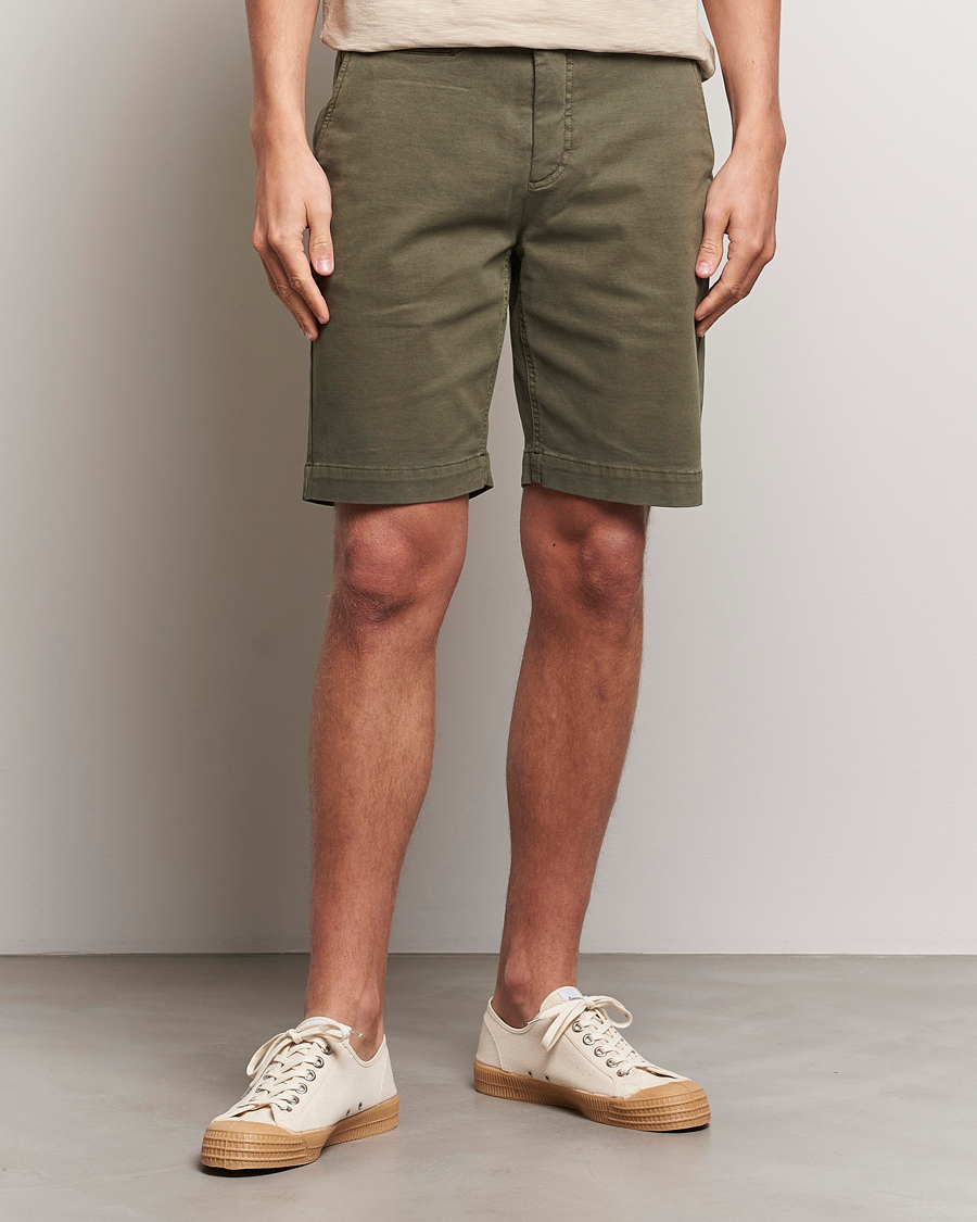 Herre | Nytt i butikken | Morris | Jeffrey Chino Shorts Olive