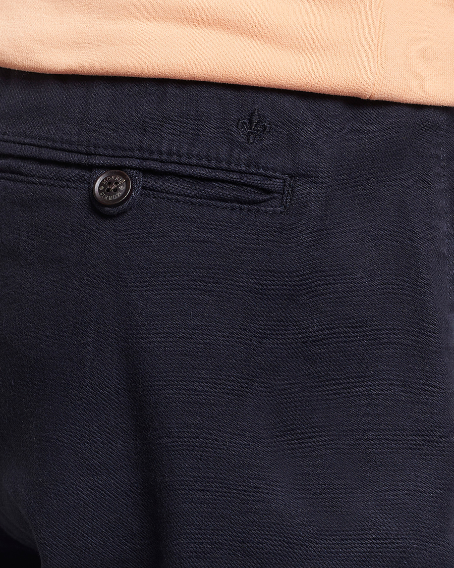 Herre | Shorts | Morris | Fenix Linen Shorts Navy