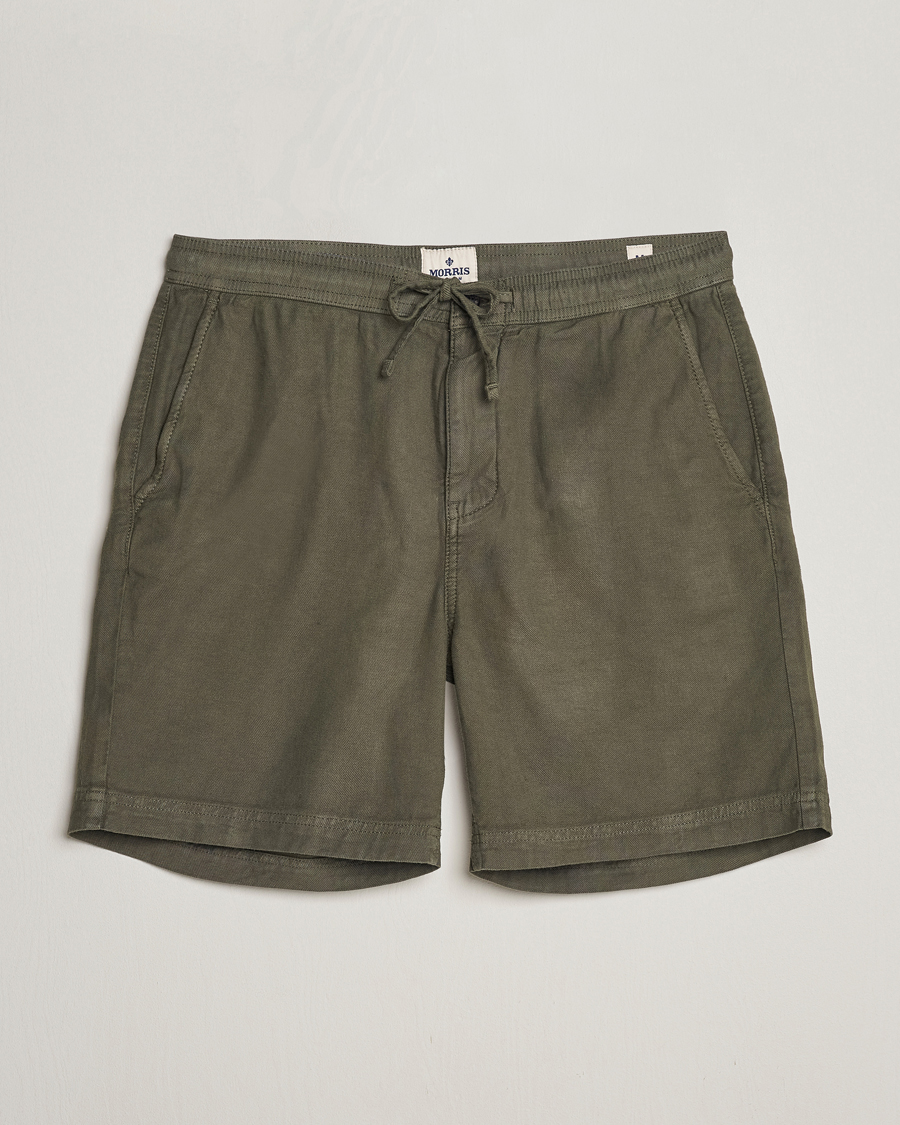 Herre | Shorts | Morris | Fenix Linen Shorts Olive