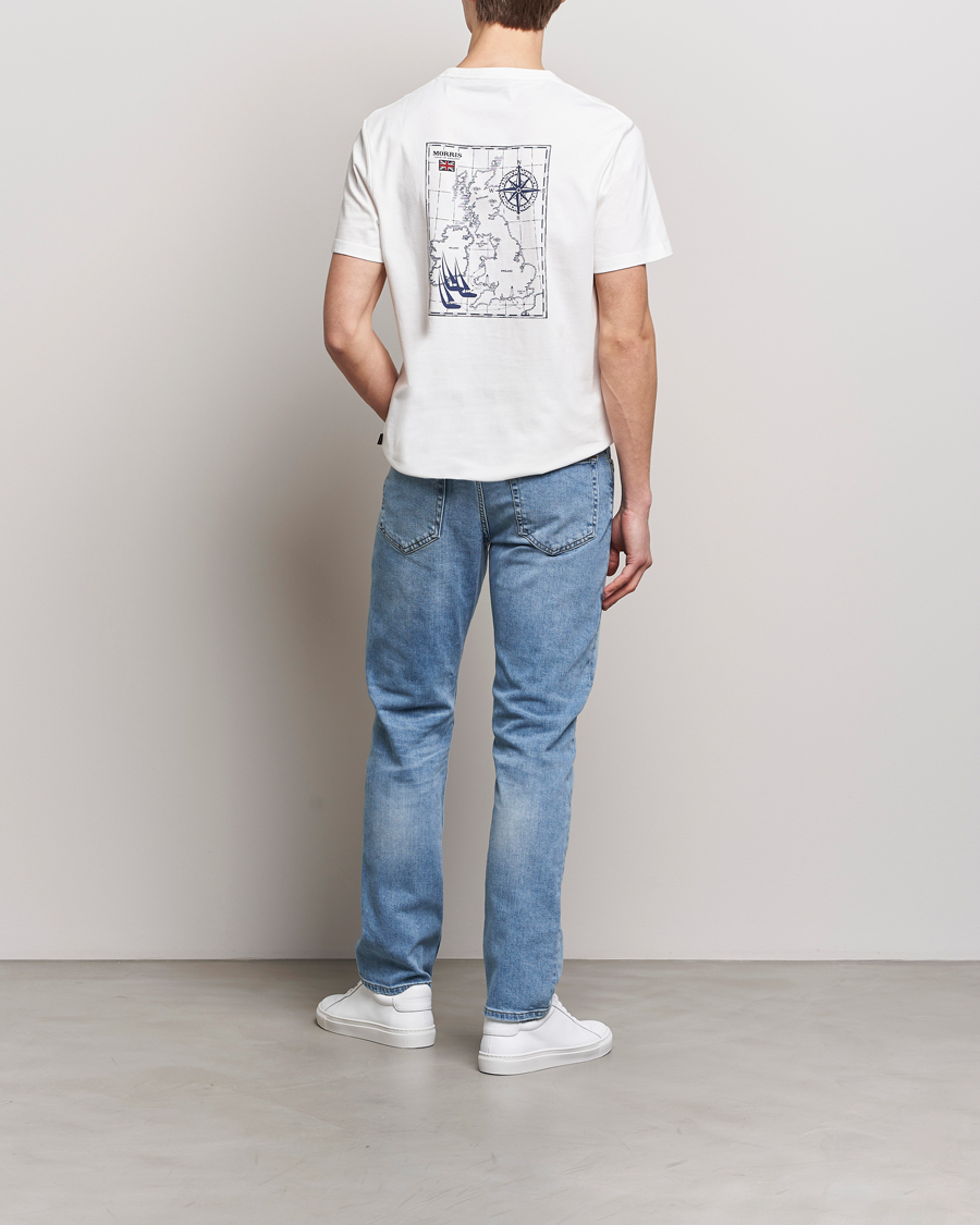 Herre | T-Shirts | Morris | Archie T-Shirt Off White