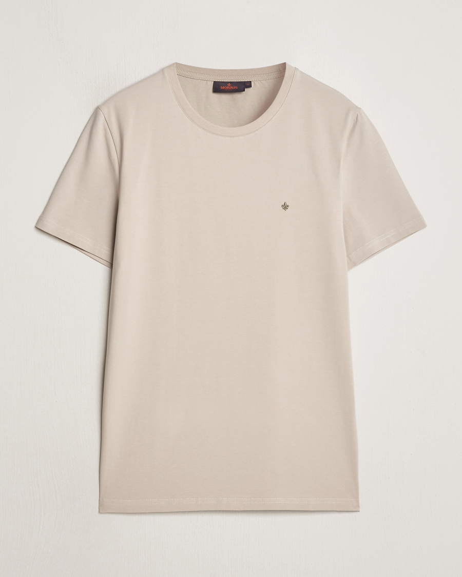 Herre | T-Shirts | Morris | James Crew Neck T-Shirt Khaki