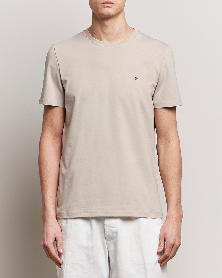 Herre | Klær | Morris | James Crew Neck T-Shirt Khaki