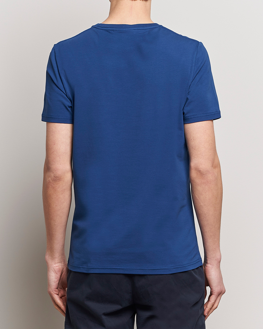 Herre | T-Shirts | Morris | James Crew Neck T-Shirt Blue