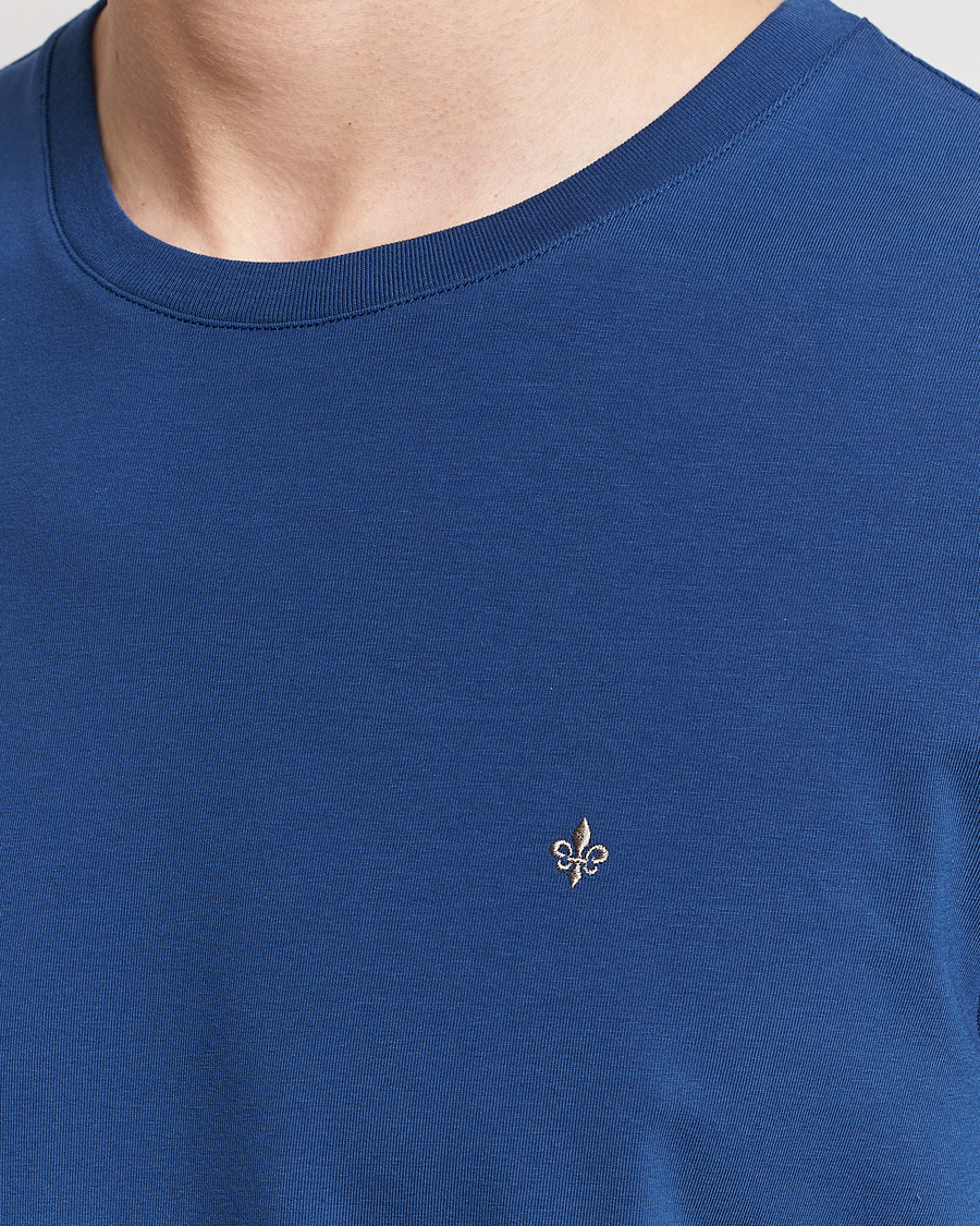 Herre | T-Shirts | Morris | James Crew Neck T-Shirt Blue