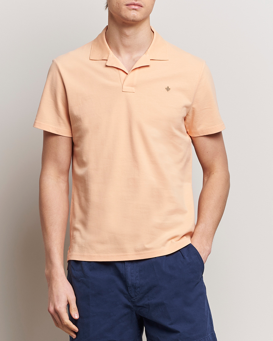 Herre | Preppy Authentic | Morris | Dylan Pique Shirt Orange